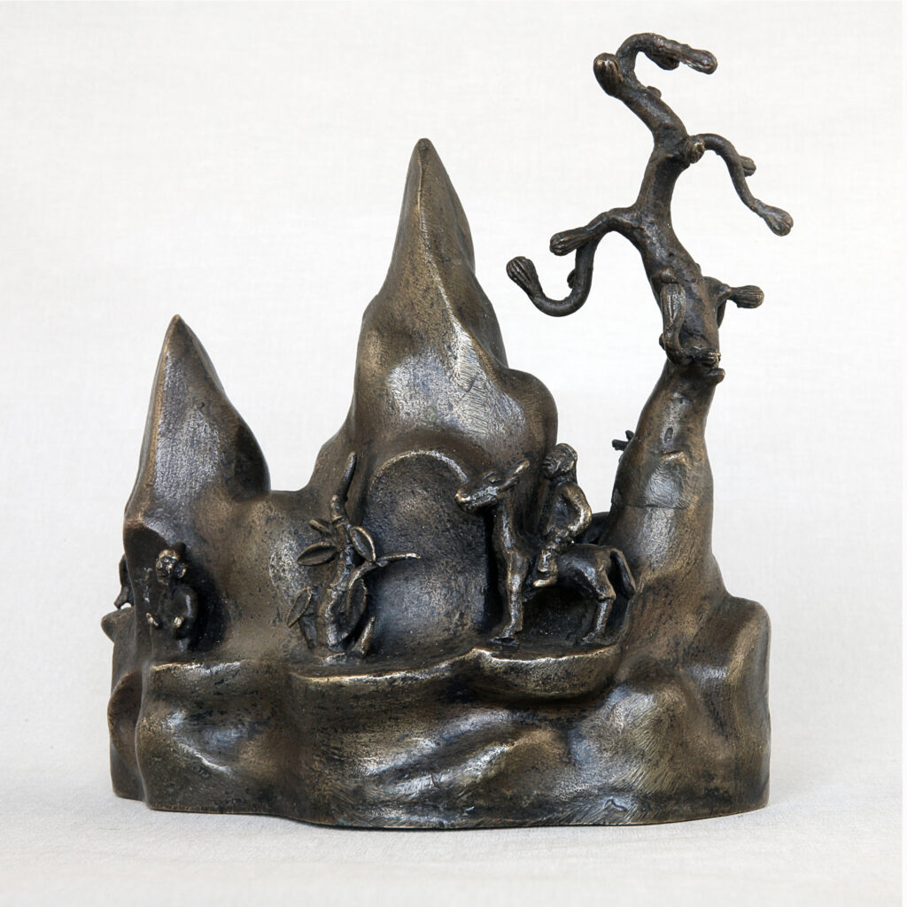 brushrest bronze Song Ming period-front