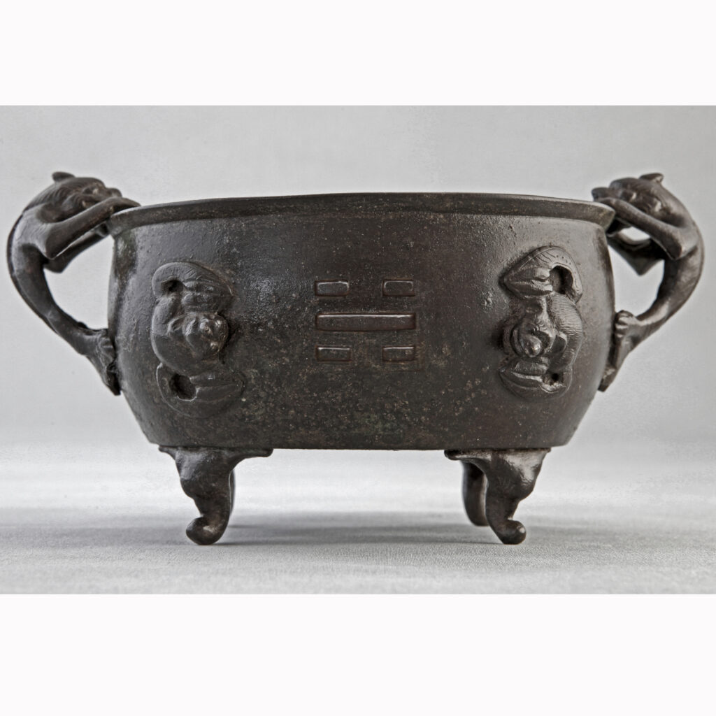 Ming bronze Bagua censer, 17th Century - Image 3