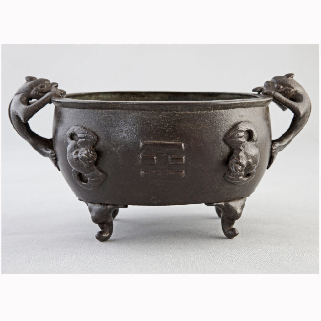 Ming bronze Bagua censer, 17th Century